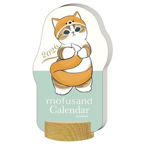 2026年カレンダー ダイカット卓上/mofusand 送料無料
