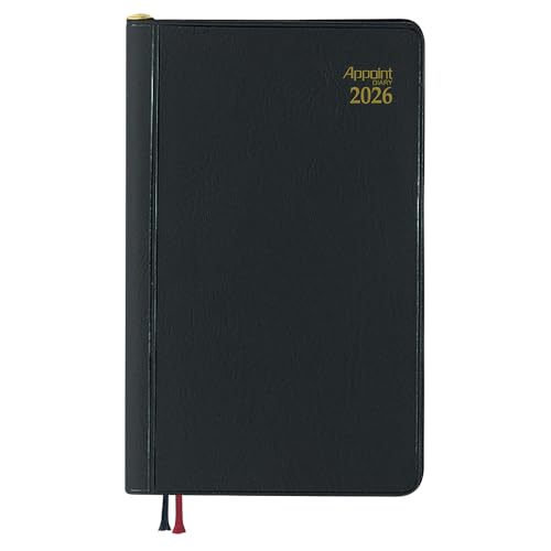 ダイゴー 手帳 2026 スケジュール帳 アポイント ウィークリー ホリゾンタル ブラック E1003 2025年 12月始まり 送料無料