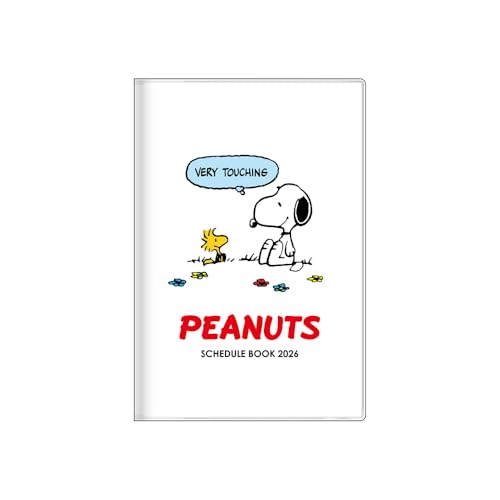 サンスター文具(Sun-Star Stationery) スヌーピー グッズ キャラクター手帳 2026年 月間B7 ホワイト S295 送料無料