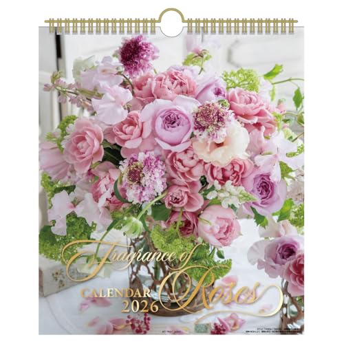 2026年カレンダー ばらの香り(30角) 送料無料