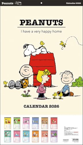 サンスター文具 スヌーピー 2026年カレンダー 61×35cm CL-066 送料無料
