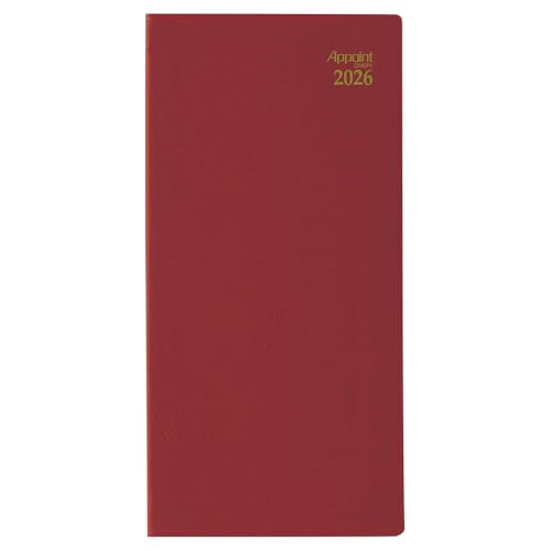 ダイゴー 手帳 2026 スケジュール帳 アポイント マンスリー ホリゾンタル レッド E1013 2025年 12月始まり 送料無料