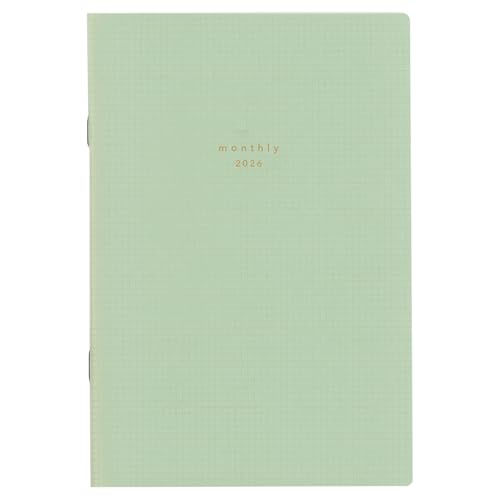 ダイゴー 手帳 2026 スケジュール帳 isshoni. マンスリー ブロック B6対応 クリア E8031 2025年 12月始まり 送料無料