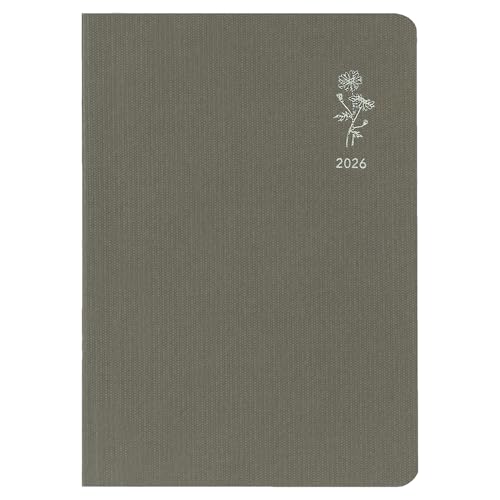 ダイゴー 手帳 2026 スケジュール帳 ミル ウィークリー A6 ブラウン E7773 2025年 12月始まり 送料無料