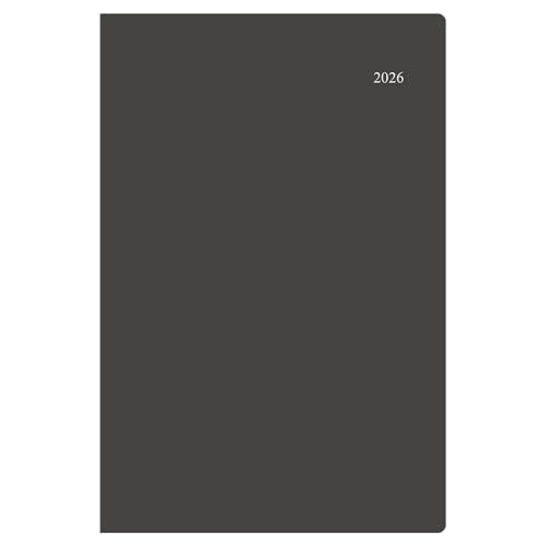 ダイゴー 手帳 2026 スケジュール帳 アポイント マンスリー ブロック チャート 折り込みタイプ B6対応 ブラック E1619 2 送料無料