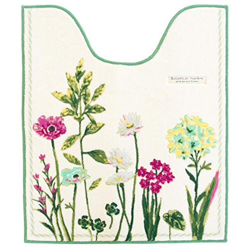 1. グリーン/約75cm×63cm/(植物 ナチュラル)・Color:1. グリーンPatternName:b. トイレマット(ロング)・パッケージ個数:1・サイズ:約75cm×63cm・マットの高さ: 約8mm・首下:約57cm・素材:アクリル100%・吸水加工油彩で描いたような特徴のあるタッチで描かれた植物をモチーフにした大胆な構図のトイレシリーズ「ボタニカルガーデン」シリーズのお揃いで使えるトイレフタカバー(ドレニモタイプ)です。 トレンドのボタニカルデザインをアイテムそれぞれに描いた大人かわいいデザインです。 ほとんどの機種に適合できるよう吸着で貼りつけるタイプとなっています。 だから見た目がスマート。 以前より簡単に取り付けることができるようになりました。(※フタカバーには(洗浄・暖房型)と(普通型)の2タイプがございます。ご注意ください。) 飛び乗ったりすると、すべってけがをすることがあります。 ■洗濯上のご注意 ●乾燥機はご使用にならないでください。(熱により変形・損傷の恐れがあります。) ●柔軟剤や漂白剤はご使用にならないでください。 ●家庭用洗剤をご使用の上、洗濯機での丸洗いは洗濯ネットをご使用ください。 ●初めは多少毛羽がでますので、他のものとは別にしてください。 ●ねじり絞りは避け、陰干ししてください。 ●損傷を防ぐ為、洗濯槽の高さより低くなるように折りたたんで単品で洗濯してください。 ■お願い ●長期間敷き詰めたままにしておくと、マットんぼ裏面材や床用ワックスの影響で床材が、黄変または密着したり、床がすべりやすくなる場合があります。ときどき使用場所をずらしたり中性洗剤床面をふいたりしてご使用ください。 ●マットが湿った状態で長時間放置すると、かびの発生原因となります。 ●パイルを引っぱったり、引っかけたりしないでください。(パイルがほどけた場合は、つくろうかハサミでカットしてください。)