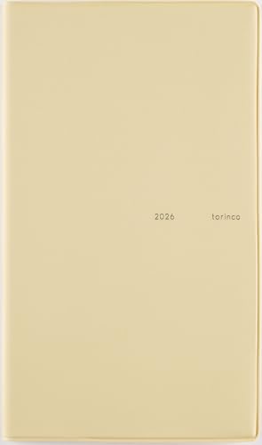 522 torinco3 手帳 高橋書店 2026年版 バターイエロー マンスリー 手帳判 送料無料