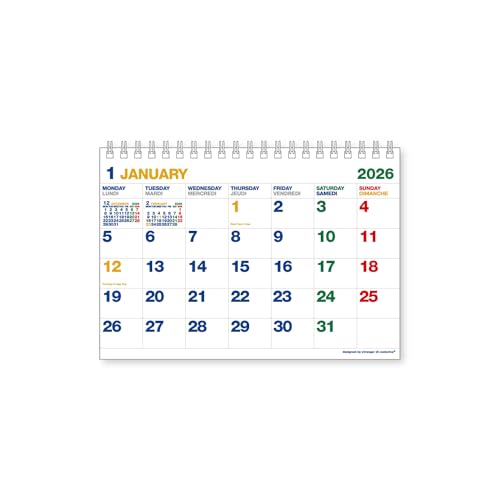 etranger di costarica 2026年 カレンダー 卓上 B6 ビジブル 128×182mm CLT-G-11 EDC4 送料無料