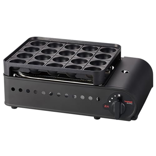 イワタニ Iwatani 岩谷 カセットガス たこ焼器 スーパー炎たこII えんたこ マットブラック 日本製 CB-ETK-2 送料無料
