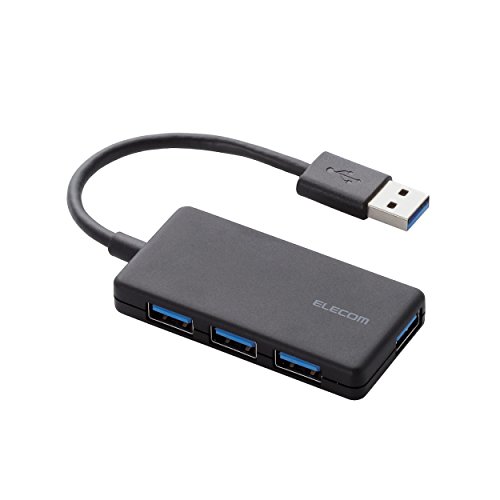 エレコム USB3.0 ハブ 4ポート バスパワー コンパクト ブラック U3H-A416BBK 送料無料