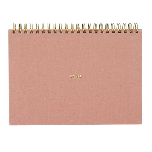 ラボクリップ 手帳 2026年 A5 マンスリー スケッチ 帆布 ローズ 2612T01-RS (2025年12月始まり) 送料無料