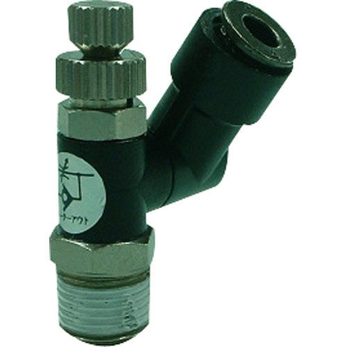 チヨダ ミニスピードコントローラβ メーターアウト 6mm・R1/8 MB6R01O 送料無料