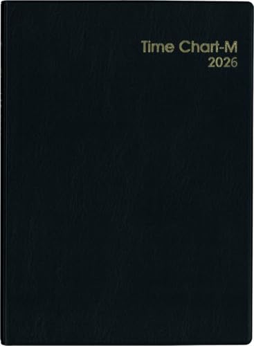 博文館 手帳 2026年 A5 マンスリー タイムチャート M No.136 (2026年 1月始まり) 送料無料