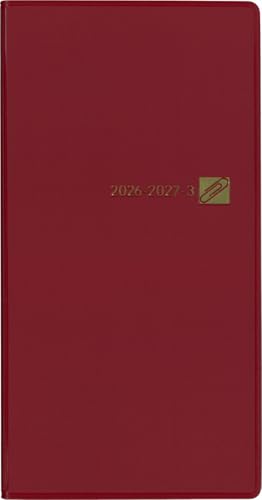 博文館 手帳 2026年 ウィークリー ポケットダイアリー スリム ワイン No.77 (2026年 1月始まり) 送料無料