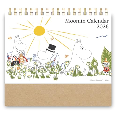 学研ステイフル 2026 カレンダー ムーミン 卓上 リング M09537 2026年 1月始まり 送料無料