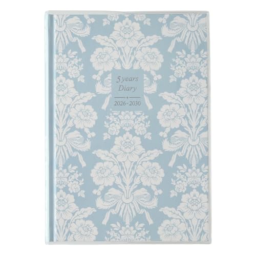 能率 ペイジェム 日記 2026年 A5 メモリー 5年連用 ローラアシュレイ タットン 8633 (2026年 1月始まり) 送料無料