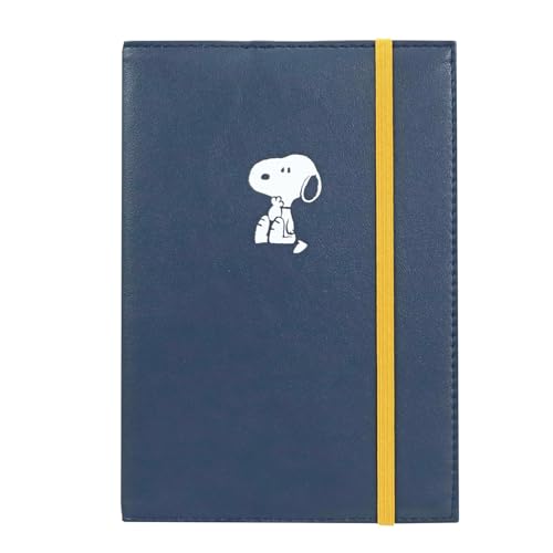 クツワ 手帳 スヌーピー 家族手帳 2026年 B6 マンスリー 日曜始まり 合皮カバー ネイビー 658SQ 2025年..