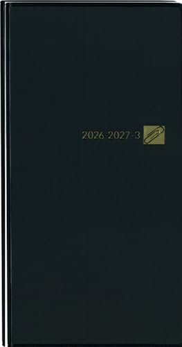 博文館 手帳 2026年 ウィークリー ポケットダイアリー スリム 黒 No.76 (2026年 1月始まり) 送料無料