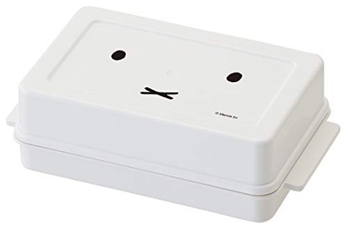 スケーター(Skater) バターケース バター容器 バターカッター ガイド付 ミッフィー BTG1 16x9.5xh5.1cm-A 送料無料