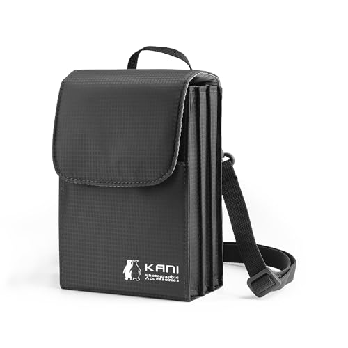 KANI フィルターケース 100mm幅 ソフトケース AC-119F100IV ブラック フィルターフレーム付き角型フィ..