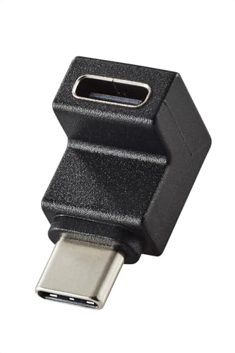 エレコム Type-C アダプタ L字 縦向き USB-C to C 変換コネクタ USB3.2(Gen2) 10Gbps 60w ブラ 送料無料