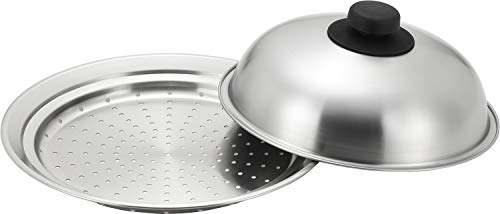 ヨシカワ 蒸し器 フライパン用 20~22cmフライパン対応 蒸しプレート 日本製 ステンレス 蒸し料理 フラ..