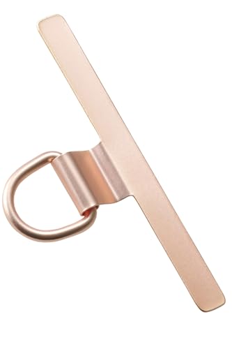 エレコム ストラップホルダー ステンレス 浮きにくい折れ曲がり設計 軽量 1口タイプ ピンクゴールド PW..