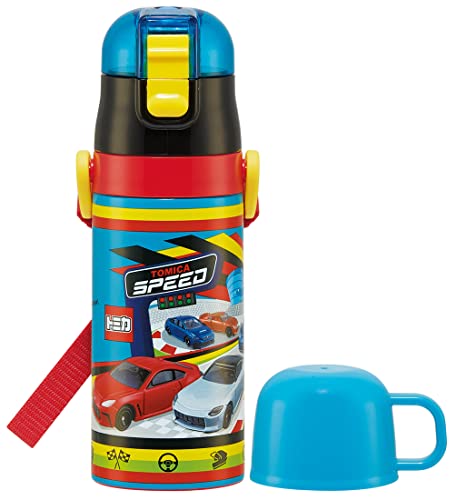 スケーター(skater) 子供用 ステンレス 水筒 2way 直飲み 420ml コップ飲み 350ml トミカ 23 子供に優しい軽 送料無料