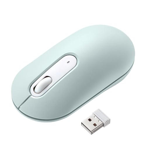 サンワサプライ 静音ワイヤレスマウス（グリーン） MA-WBS327G 送料無料