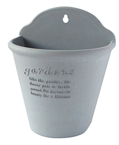 八幡化成(Hachimankasei) ハンギングエコポット/吊り下げ型植木鉢 210 グレー 『アーブル(Hachiman gar..