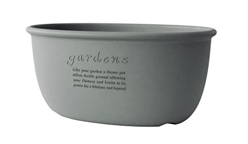 八幡化成 アーブル エコプランターオーバル GY 400 241225 送料無料