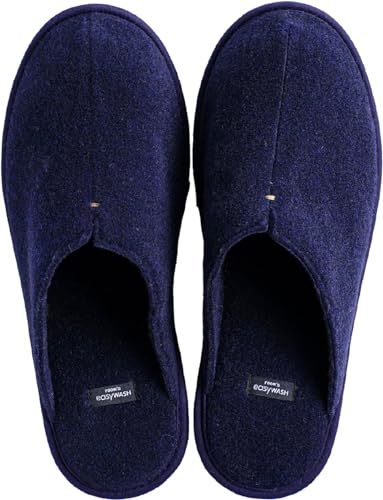 [フロンティア] 洗えるスリッパ room's easyWASH イージーウォッシュ ネイビー M ルームシューズ メンズ レディース 送料無料