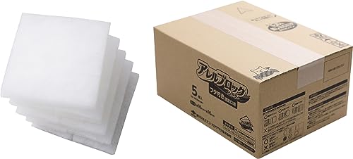 東洋アルミ アレルブロック通気口フィルター 約16cm×16cm 5枚入 室内フタ付き用 差し込みタイプ 花粉 虫対策 お掃除を簡単に フィルた