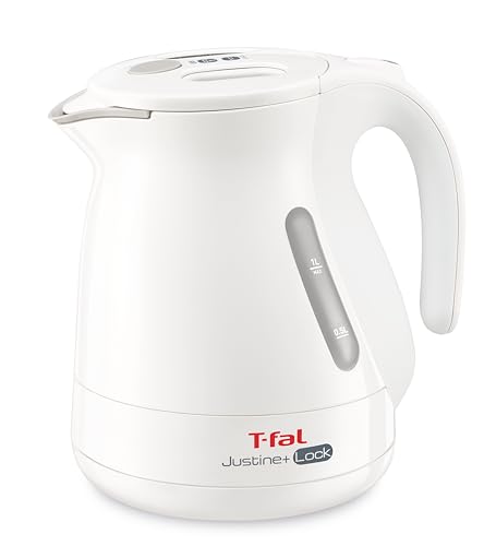 ティファール 電気ケトル 1.0L ジャスティン・プラス ロック ホワイト KO4411JP 1250Wのハイパワー た..