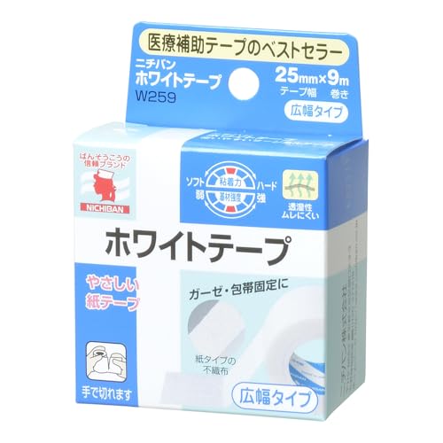 �˥��Х� �ۥ磻�ȥơ��� 25mm�� 9m���� 1��