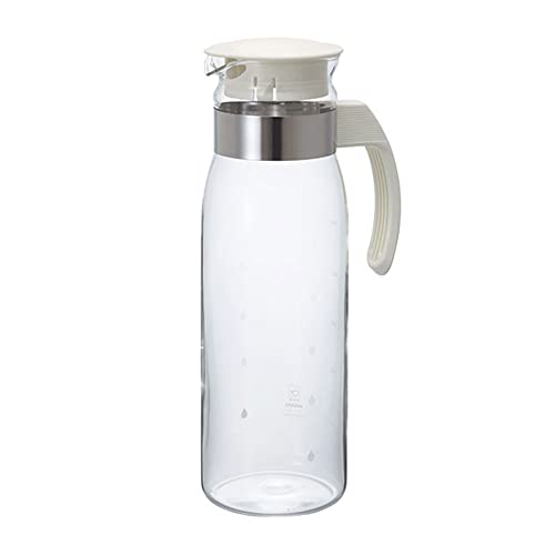 HARIO(ハリオ) 冷蔵庫 ポット スリム N オフホワイト 1400ml 日本製 麦茶ポット プレゼント ギフト 贈り物 RPLN-14-O