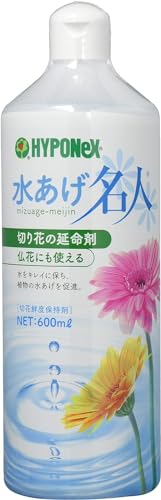 ハイポネックスジャパン 切花用延命剤 水あげ名人 600ml