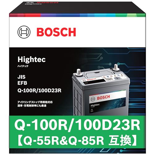 BOSCH (ボッシュ) 国産車バッテリー HT-Q-100R/100D23R Hightec JIS EFB アイドリングストップ車・充電制御