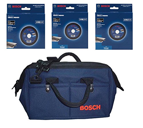 Rakuten - BOSCH(ボッシュ)切断砥石125mm(10枚入)x3箱・オリジナルバッグ付特別セット(MCD12513VM/30)