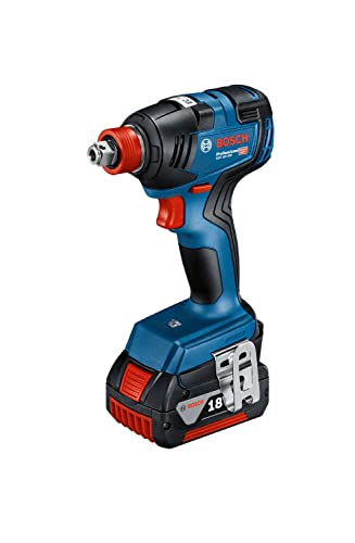青/-/GDX18V-200・パッケージ個数:1・ボッシュ独自の 2in1インパクト・ドライバービットも角ドライブソケットも両方使用可能・ETP（防じん・防滴機構）搭載・高効率ECモーター（ブラシレスモーター）・暗所の作業に威力を発揮、LEDライト●定格電圧:18V●回転数:0-3 400回転/分●打撃数:0-4 000/分●最大トルク:200Nm●インパクトドライバー使用時、普通ボルト:M6-M14、高力ボルト:M6-M12●インパクトレンチ使用時、普通ボルト: M 6-M16、高力ボルト: M 6-M12●角ドライブ寸法:12.7mm●充電時間 : 約60分(空→80%ターボ充電)約70分(空→フル充電)