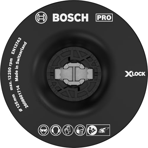 ボッシュ(BOSCH) X-LOCK ラバーパッド(125mmφ・ソフト) 2608601714