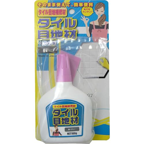 10個グレー/100g/-・Color:グレーSize:100gStyle:10個・パッケージ個数:1・すぐに使えるペーストタイプ。・チューブ式なので作業性が良好です。・ヘラ付き。・成分：アクリル系エマルジョン樹脂、顔料、その他【特徴】 そのまま使えて簡単便利。 浴室・台所・玄関・洗面台・トイレなどのタイルの目地剤として。