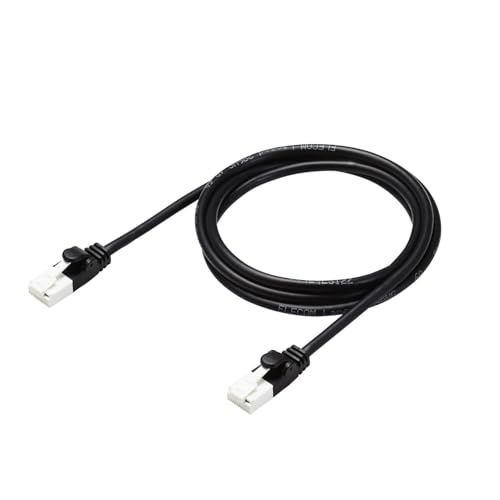 Rakuten - エレコム LANケーブル CAT6A 1m ツメが折れない 爪折れ防止コネクタ やわらか ブラック ECLD-GPAYTBK10