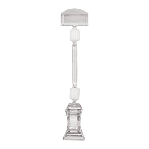 オープン工業 クリップホルダー POP プライス用 5個入 CH-221 透明(クリアー) 高さ(128mm) / (クリップ幅27mm)