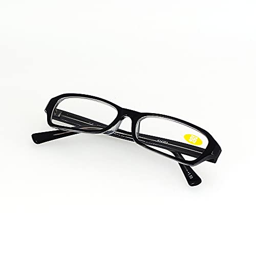 カール事務器(CARL) 抗菌 老眼鏡 度数 +1.5 (弱) 単品 ブラック FR-08-15N