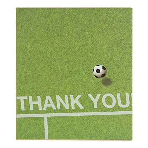 Rakuten - ミドリ 色紙 二つ折り カラー色紙 サッカー場柄 33167006