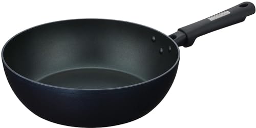 Ih Incompatible - サーモス プラズマ超硬質コート 炒め鍋 28cm IH対応 ミッドナイトブルー KFC-028D MDB