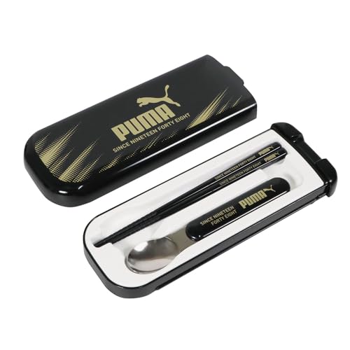 Rakuten - PUMA キッズランチ 箸・スプーンセット W19.8×D7.5×H1.8cm 箸16cm PM539 日本製