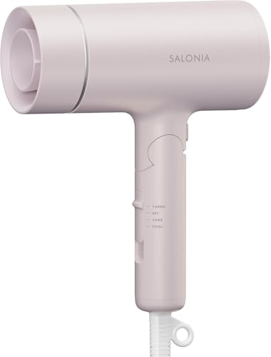 Koizumi - SALONIA サロニア グロッシーケア ドライヤー ツヤ髪 速乾 軽量 ヘアドライヤー ピンク