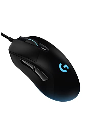 単品ブラック/1個 (x 1)/G403h・PatternName:単品・パッケージ個数:1・「Hero 25K」センサー搭載／さらに軽量になったエントリーモデルの有線ゲーミングマウス G403h・自然な手の形にあわせて作られたシェイプのエルゴノミクスデザイン／抜群のフィット感・サブミクロンレベルの動きまで精確に捉える最大解像度25 600DPI*のマウスセンサー「Hero 25K」センサー搭載／サブミクロンレベルー100万分の1メートル(0.000001m)、人間の髪の毛の太さの約50分の1の動きまで精確に捉える *カスタマイズは最大25 000DPIまで可能・LIGHTSYNC RGB／Logicool Gのデバイス間で同期しながらゲーム内のアクション、オーディオ、スクリーンカラーに反応するフルスペクトルのRGBライト／アニメーションや効果は1 680万色からカスタマイズ可能／ゲームと連動したライティングが楽しめる・強度を保ったままさらなる軽量にアップグレード(87g)／10gのオプショナルウェイト(同梱)を使えば利用シーンに合わせて重さの調整が可能Logicool Gから「Hero 25K」センサー搭載、さらに軽量(87g)になった有線ゲーミングマウス G403h(※1)が登場！ 自然な手の形にあわせて作られたシェイプのこのゲーミングマウスは長時間使用しても疲れにくい人間工学に基づいたエルゴノミクスデザイン。 抜群のフィット感と操作性を誇るこのマウスは、PCゲームを始めたばかりの方や上級者の方まで幅広いユーザーにオススメのエントリーモデルです。 ＜製品特徴＞ ■ 「Hero 25K」センサー搭載、抜群のマウス感度 サブミクロンレベルの動きまで精確に捉える最大解像度25 600DPI(※2)のマウスセンサー「Hero 25K」センサーを搭載。サブミクロンレベルー100万分の1メートル(0.000001m)、人間の髪の毛の太さの約50分の1の動きまでを精確に捉え、今まで以上に細かく素早い操作に対応できるようになりました。 高速連打を正確に再現して、ゲームを有利に進めることができます。 ■ LIGHTSYNC RGB対応 Logicool Gのデバイス間で同期しながらゲーム内のアクション、オーディオ、スクリーンカラーに反応するフルスペクトルのRGBライトLIGHTSYNC RGBに対応。 ゲームと連動したライティングを楽しむことができます。またLogicool G HUBを使えば、アニメーションや効果を1 680万色からカスタマイズすることも可能です。 ■ Logicool G HUBでよく使う機能やセンサー感度、ライティング効果をカスタマイズ Logicool G HUBソフトウェア(※3)を用いて、よく使うコマンドやマクロをマウスのボタンに割り当てたり、センサー精度を高めたりすることができます。 マウスに設定情報を保存すれば、移動先でも、すぐにプレイ環境を整えることができます。 ■ 87gの軽量設計、重さ調節も可能 強度を保ったまま、87gの更なる軽量化を実現。同梱の10gのオプショナルウェイトを使えば、利用シーンに合わせて重さを調節することも可能です。 (※1) G403hはAmzon.co.jp限定のメーカー保証期間2年間の限定モデルです。 (※2)　Logicool G HUBを使用したカスタマイズは最大25 000DPIまで可能です。 (※3)　Logicool G HUBソフトウェアはLogicool Gが無料で提供するデバイスのカスタマイズ用ソフトウェアです。Logicool Gのホームページから無料でダウンロードできます。 ＜基本情報＞ 本体サイズ:6.8cm x 4.3 cm x 12.4 cm 本体重量:87g 【センサー能力】 センサー方式：Hero 25K　 解像度：100-25 600dpi 最大加速：40G 最大スピード：400インチ/秒 【感応性】 USBデータフォーマット：16 bits/axis USBレポートレート：1 000レポート/秒 【対応OS】 Windows7 以降、macOS 10.11以降 【保証】 2年間のメーカー無償保証 日本国内のコールセンターによる充実したアフターフォローをご提供いたします ※本製品は日本国内で購入された国内正規品に限り、保証期間内において保証の対象となります。 ※Logitech G製品は日本国内での保証の対象外となります。